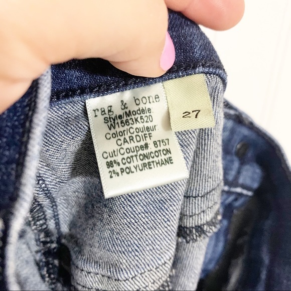 Rag & Bone Size 27 Samurai Skinny Jean Leggings - Picture 7 of 8